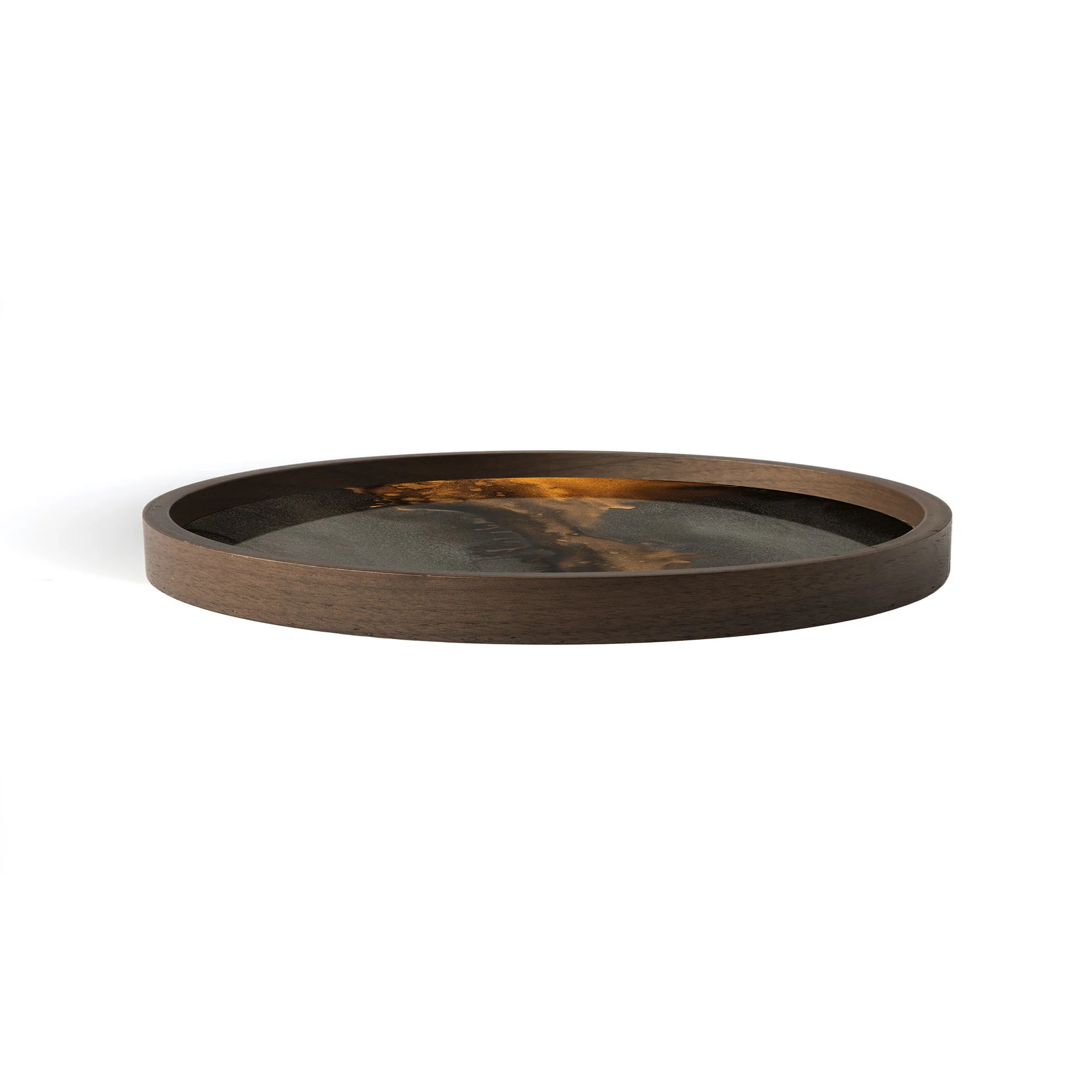 Ethnicraft Round Glass Tray - Small - Image 2