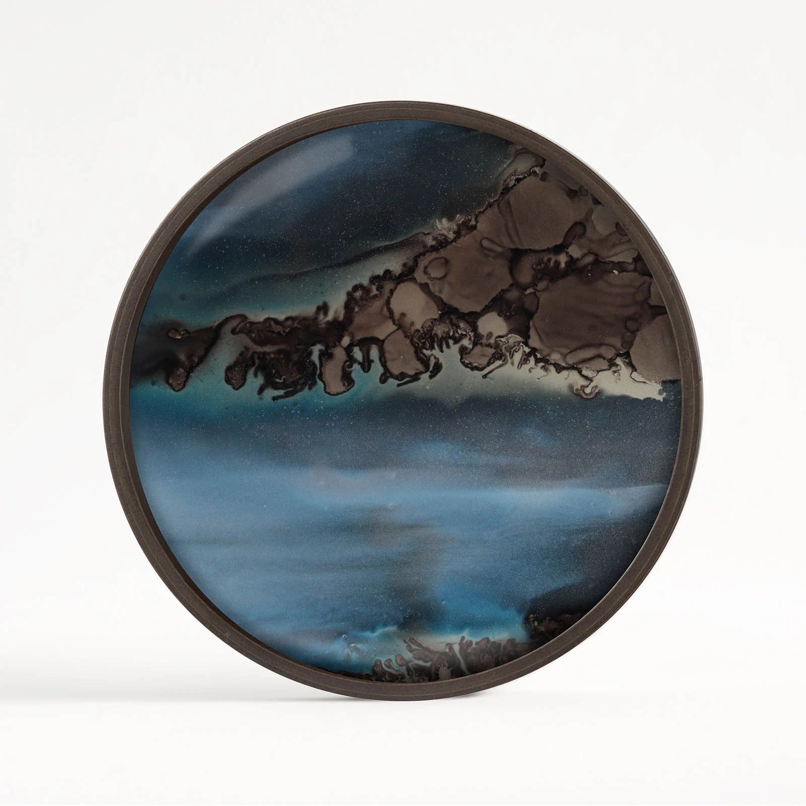 Ethnicraft Round Glass Tray - Small - Image 3