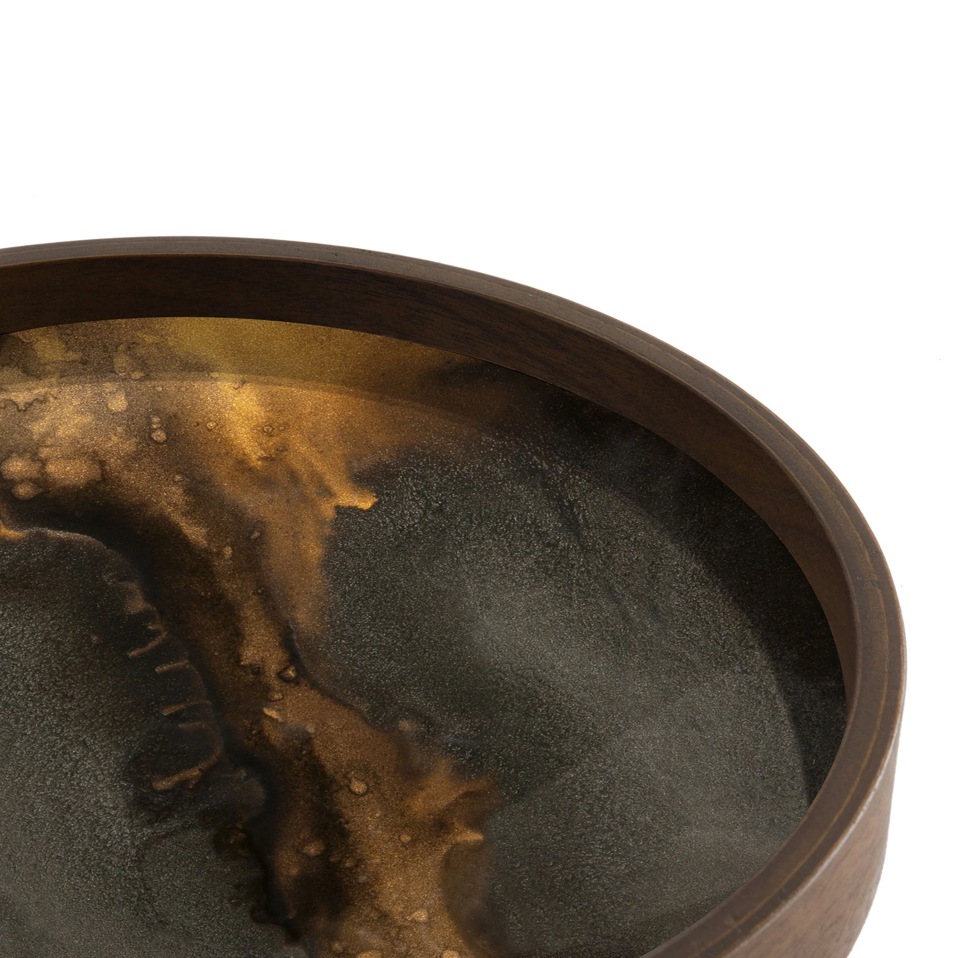 Ethnicraft Round Glass Tray - Small - Image 7