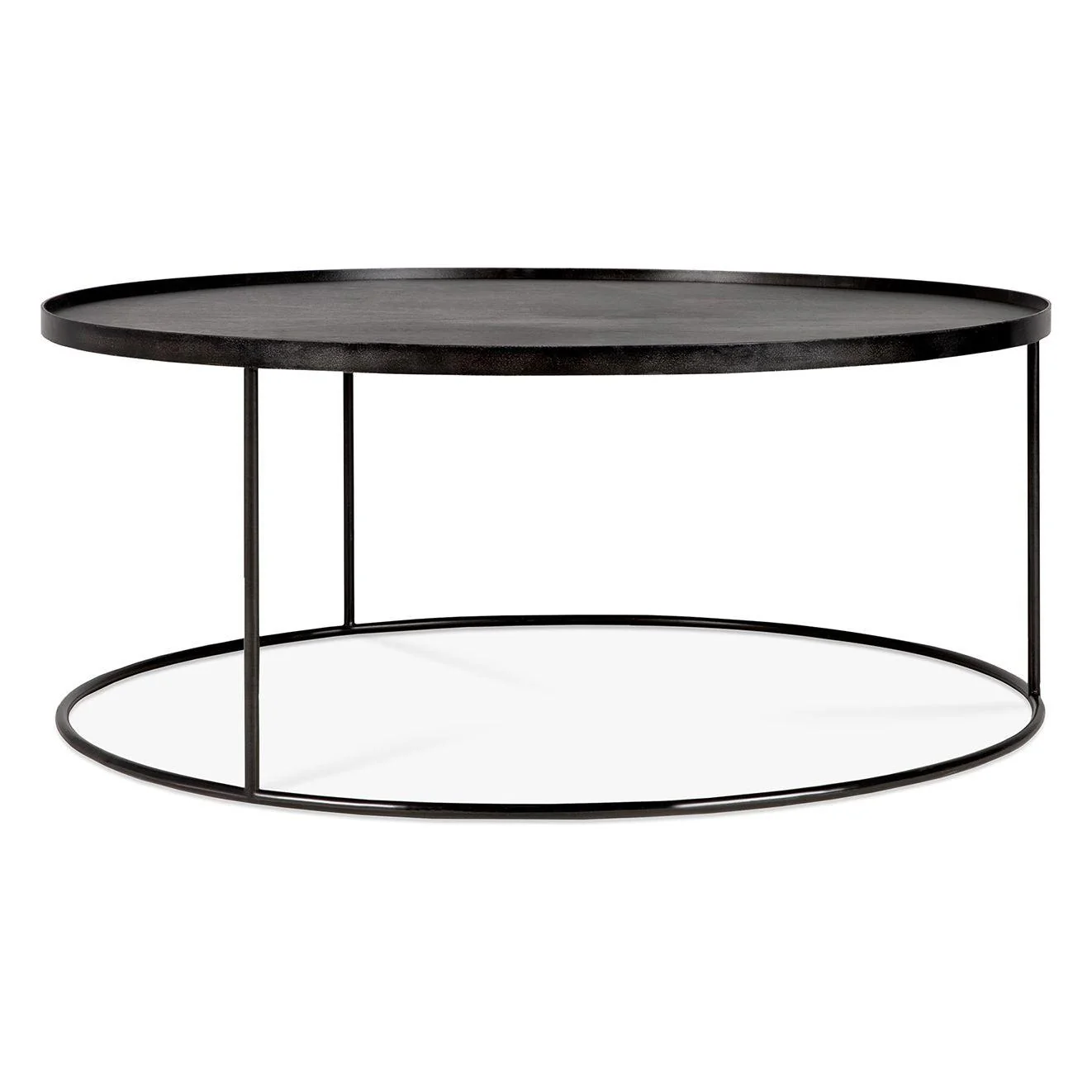 Ethnicraft Round Tray Coffee Table - Image 3