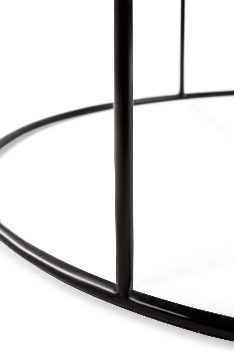 Ethnicraft Round Tray Coffee Table - Image 5