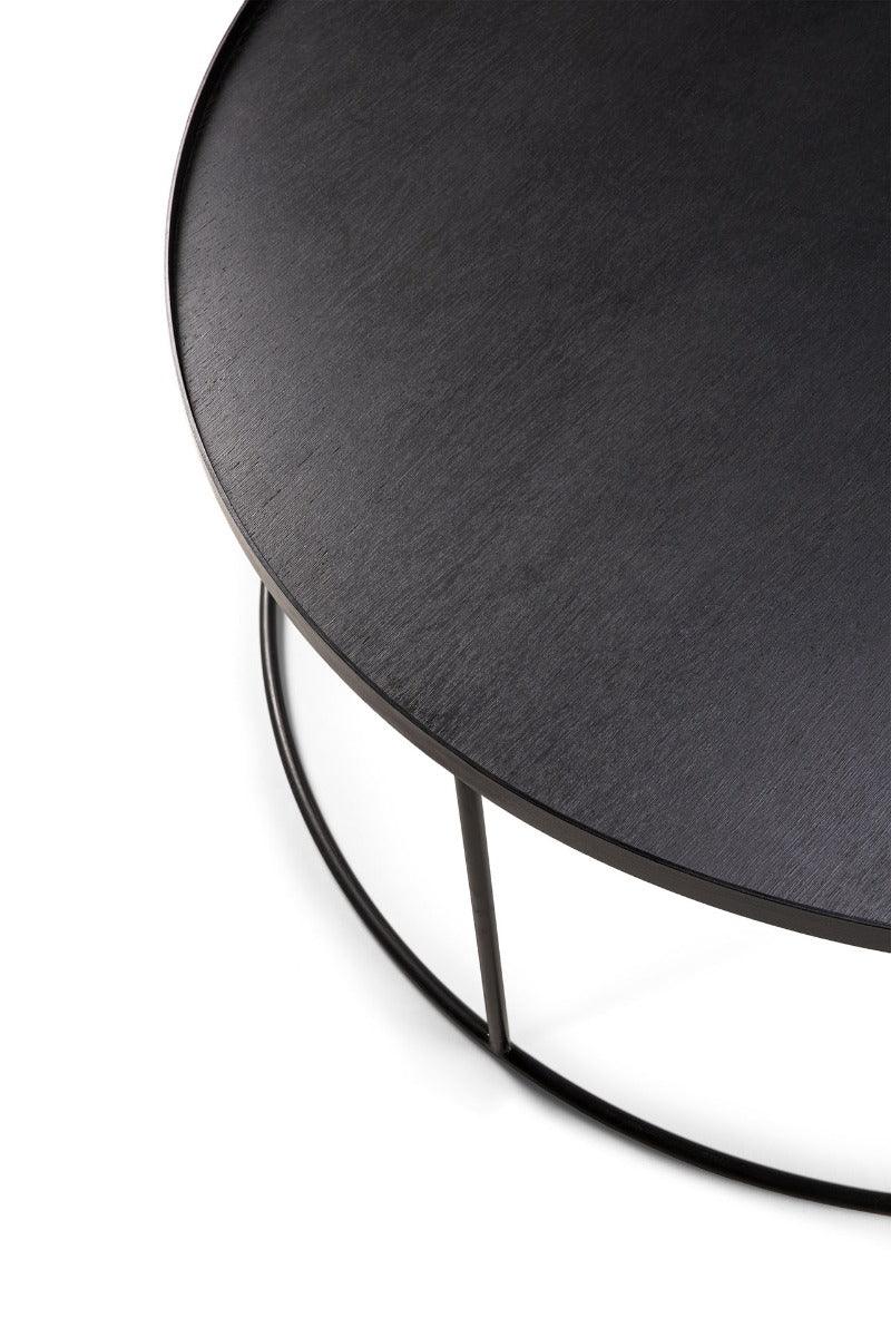 Ethnicraft Round Tray Coffee Table - Image 6