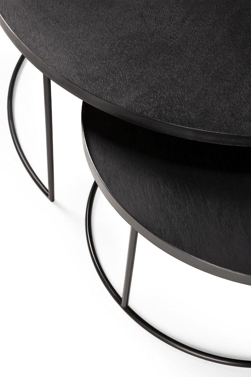 Ethnicraft Round Tray Coffee Table - Set of 2 - Image 10