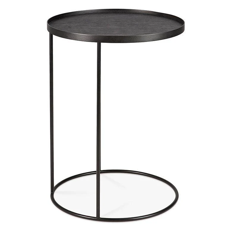 Ethnicraft Round Tray Side Table - Image 3