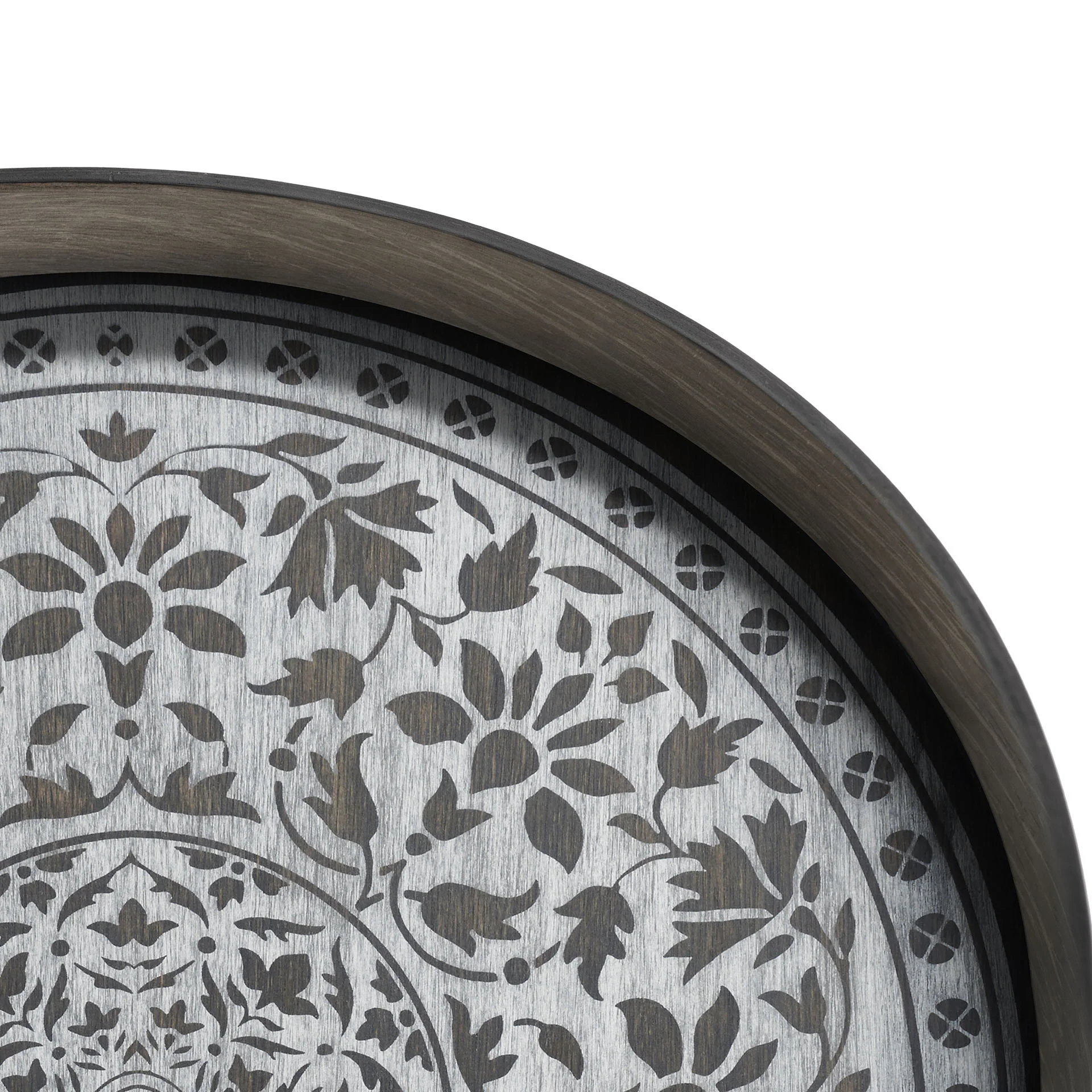 Ethnicraft Round Wooden Tray - Large - Image 15