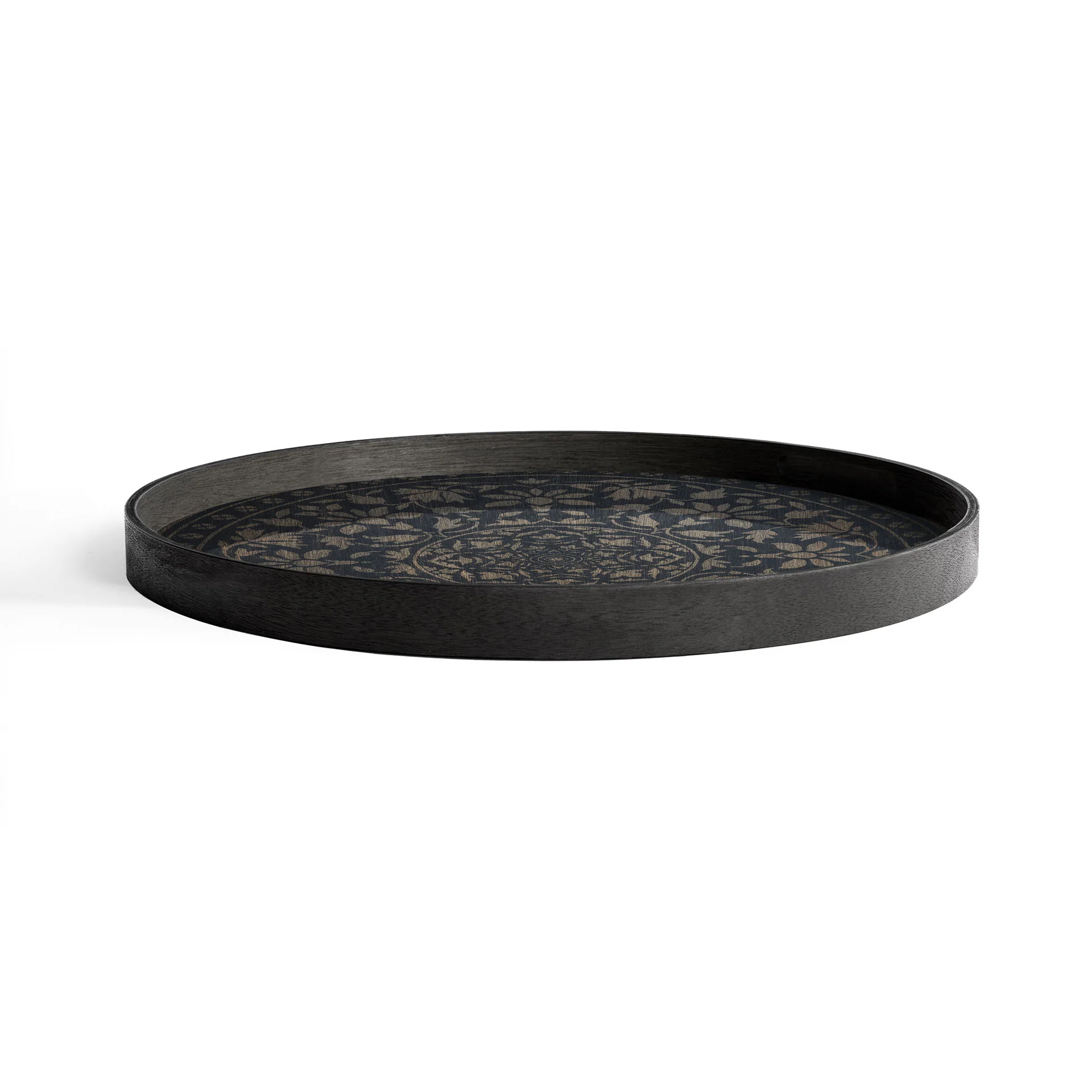 Ethnicraft Round Wooden Tray - Large - Image 2