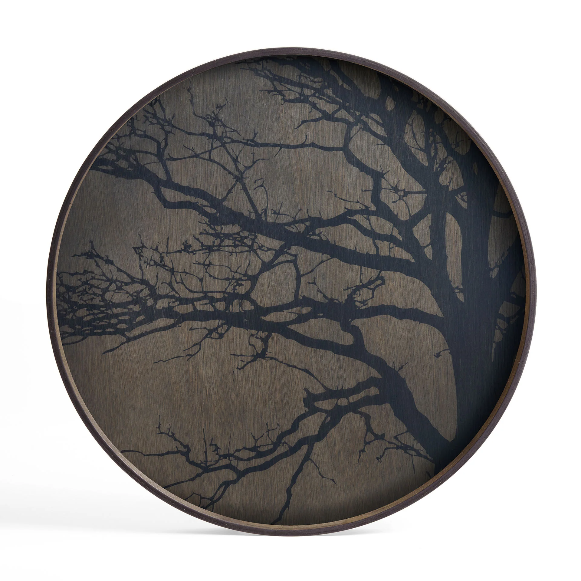Ethnicraft Round Wooden Tray - Large - Image 9