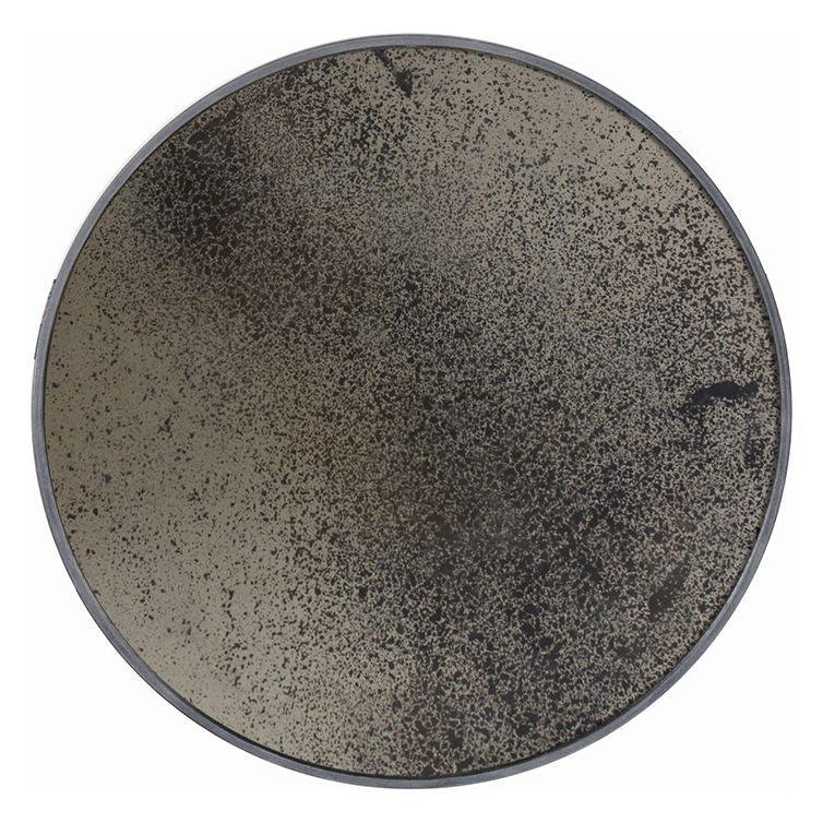 Ethnicraft Round Wooden Wall Mirror