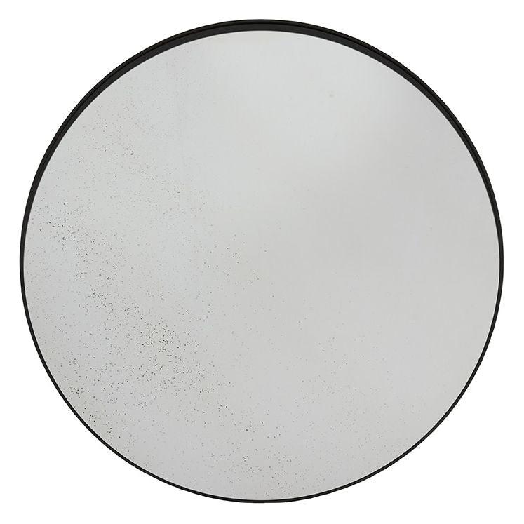 Ethnicraft Round Wooden Wall Mirror - Image 2