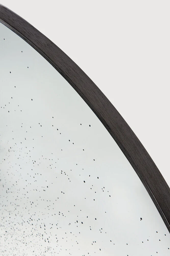 Ethnicraft Round Wooden Wall Mirror - Image 4
