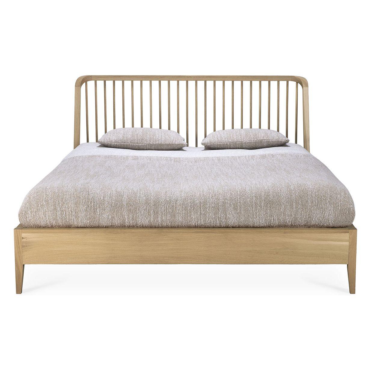 Ethnicraft Oak Spindle King Bed - Image 4