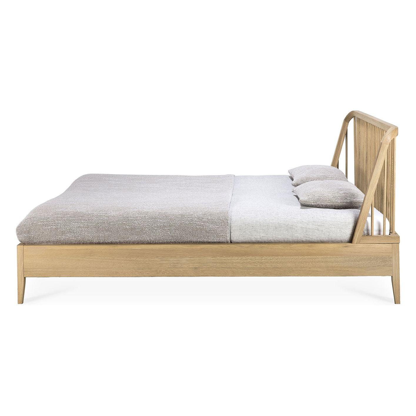 Ethnicraft Oak Spindle King Bed - Image 6