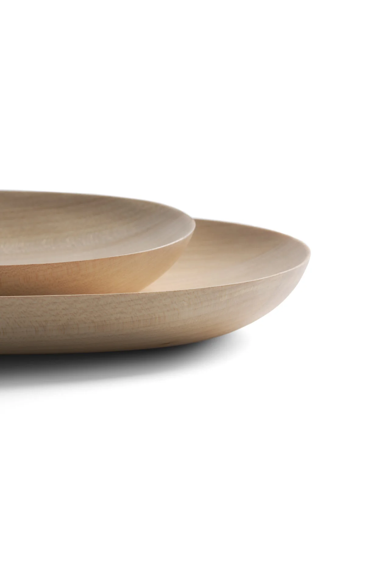 Ethnicraft Sycamore Thin Oval Boards - Set of 2 - Image 4