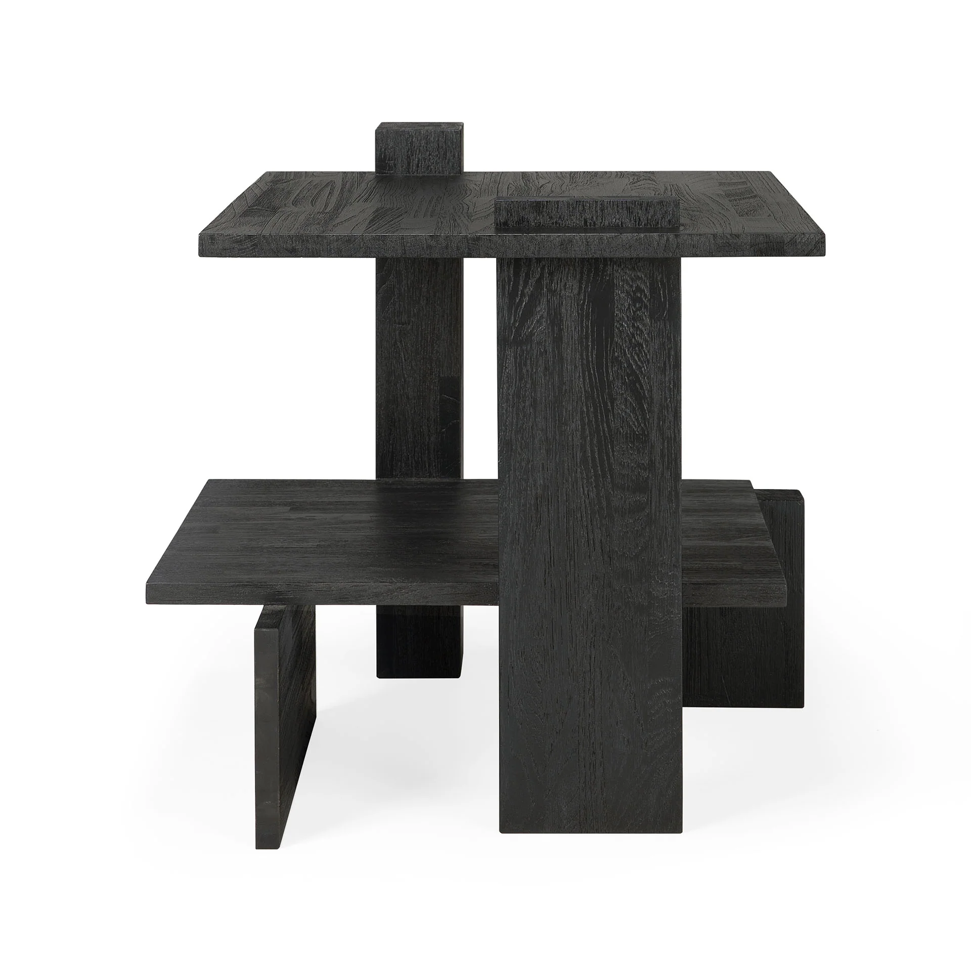 Ethnicraft Teak Abstract Side Table - Image 4
