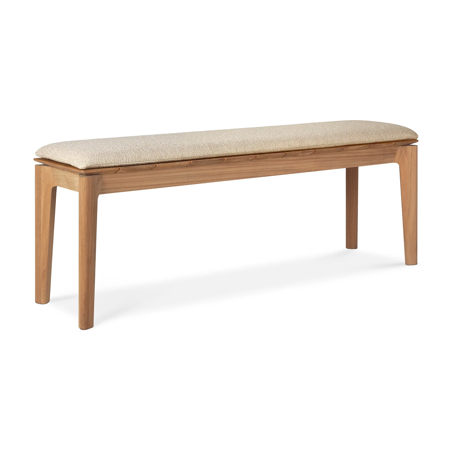 Ethnicraft Teak Bok Outdoor 2 Seater Bench - Fabric - Image 2