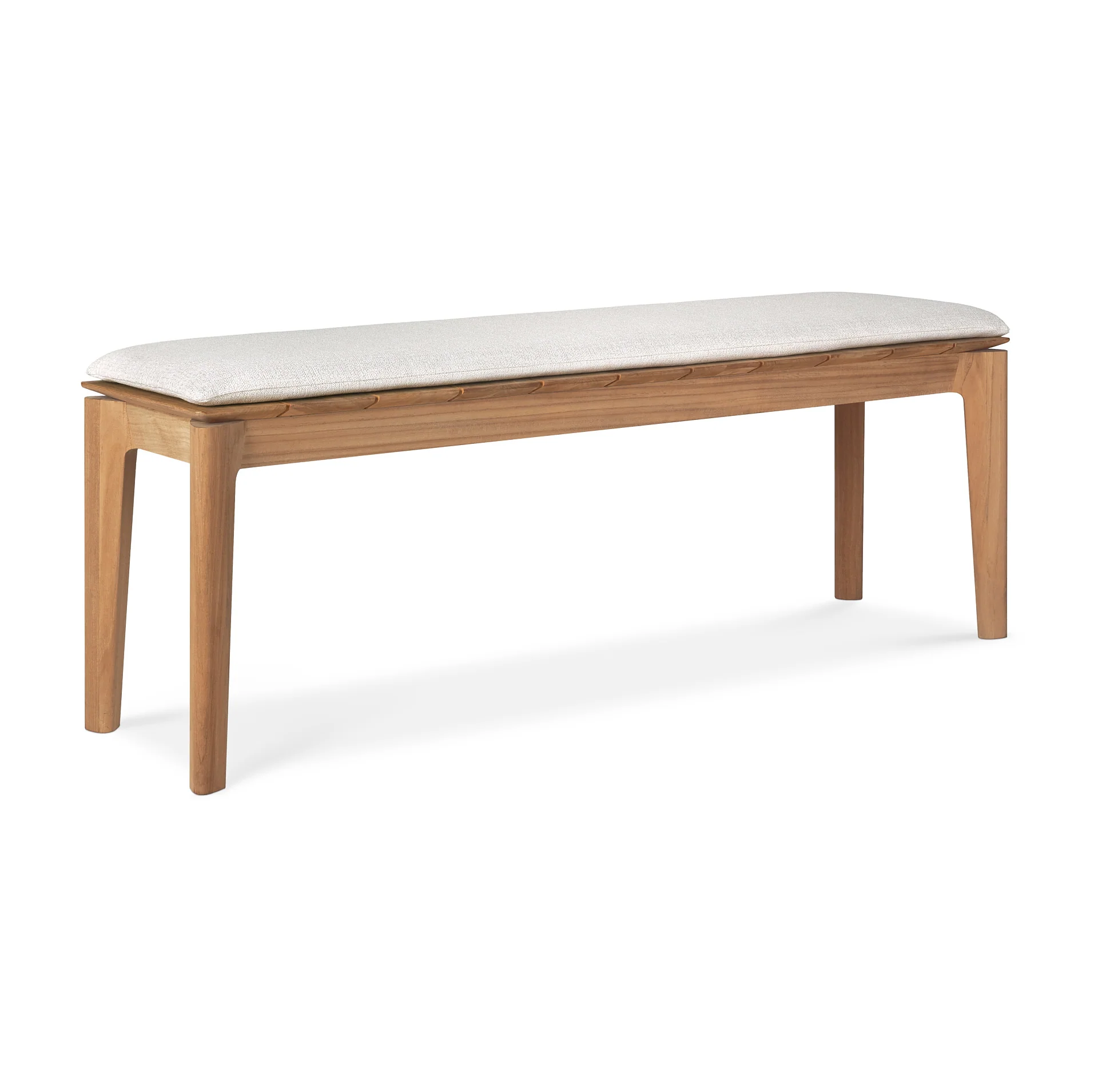 Ethnicraft Teak Bok Outdoor 2 Seater Bench - Fabric - Image 4