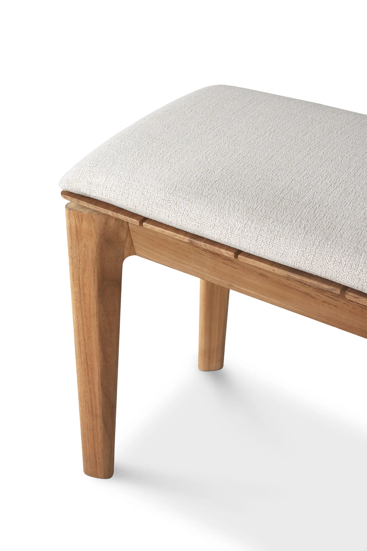 Ethnicraft Teak Bok Outdoor 2 Seater Bench - Fabric - Image 7