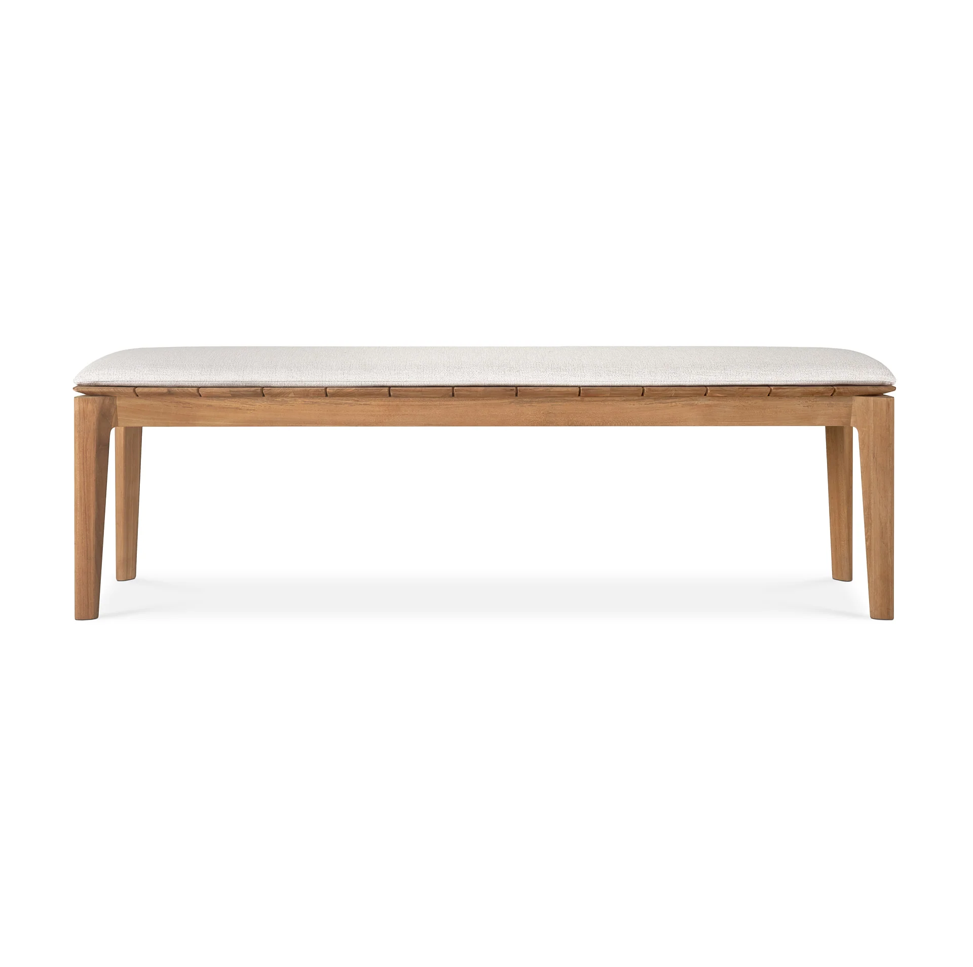 Ethnicraft Teak Bok Outdoor 3 Seater Bench - Fabric