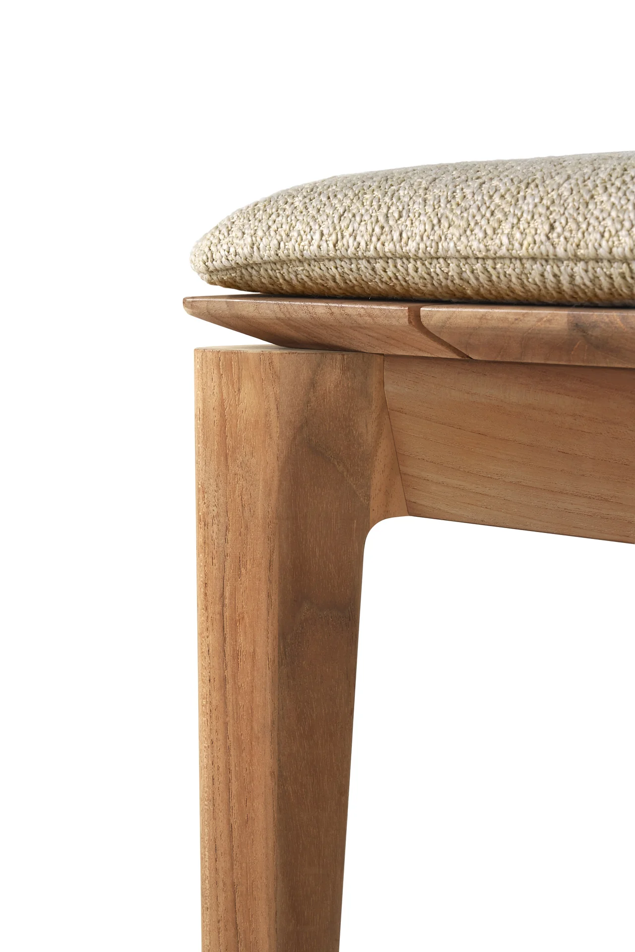 Ethnicraft Teak Bok Outdoor 3 Seater Bench - Fabric - Image 13