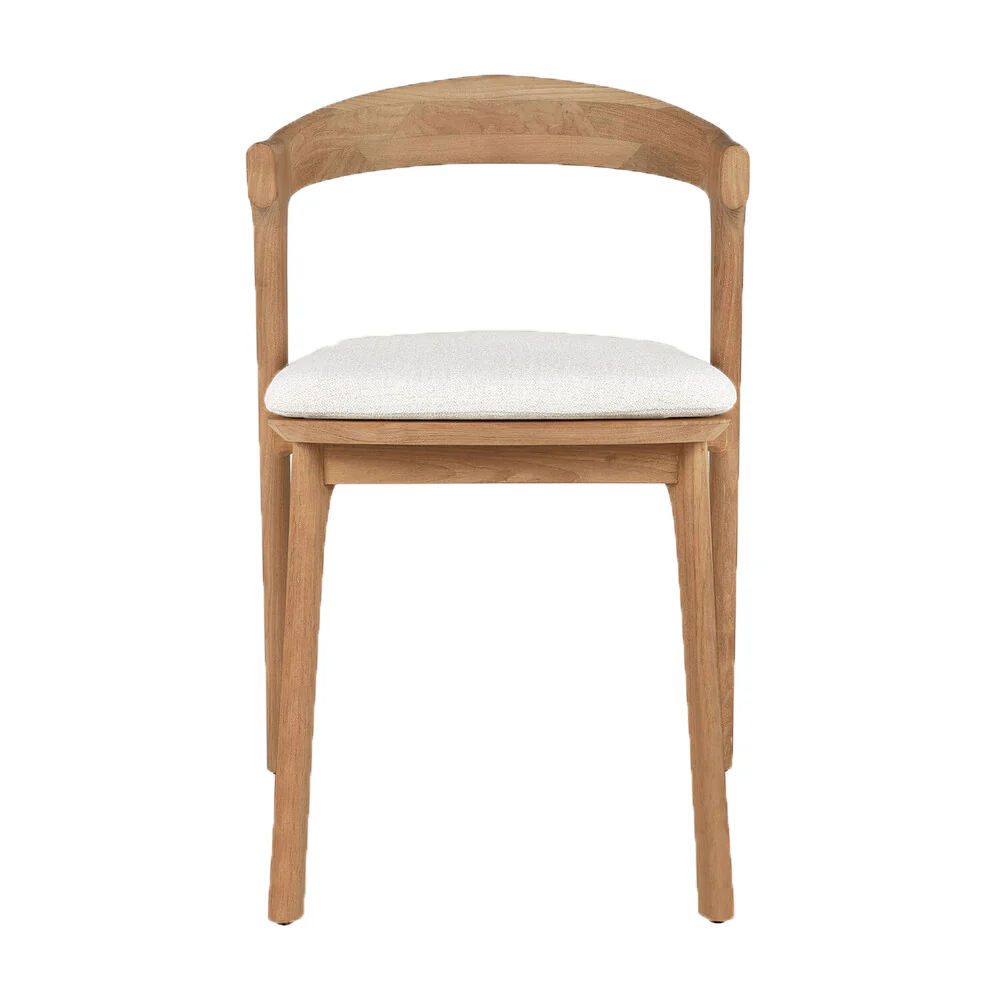 Ethnicraft Teak Bok Outdoor Dining Chair - Fabric - Image 11