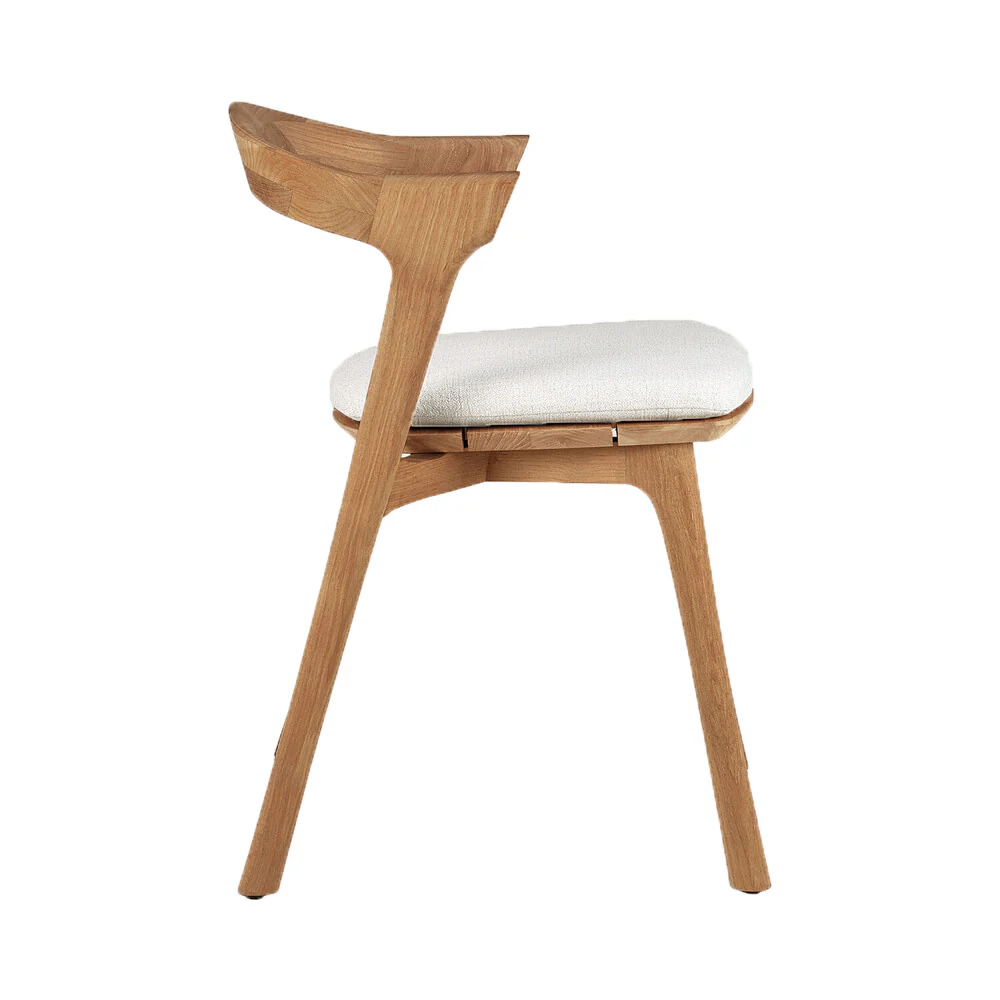 Ethnicraft Teak Bok Outdoor Dining Chair - Fabric - Image 12