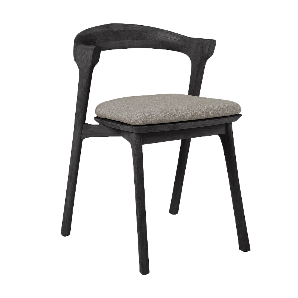 Ethnicraft Teak Bok Outdoor Dining Chair - Fabric - Image 13