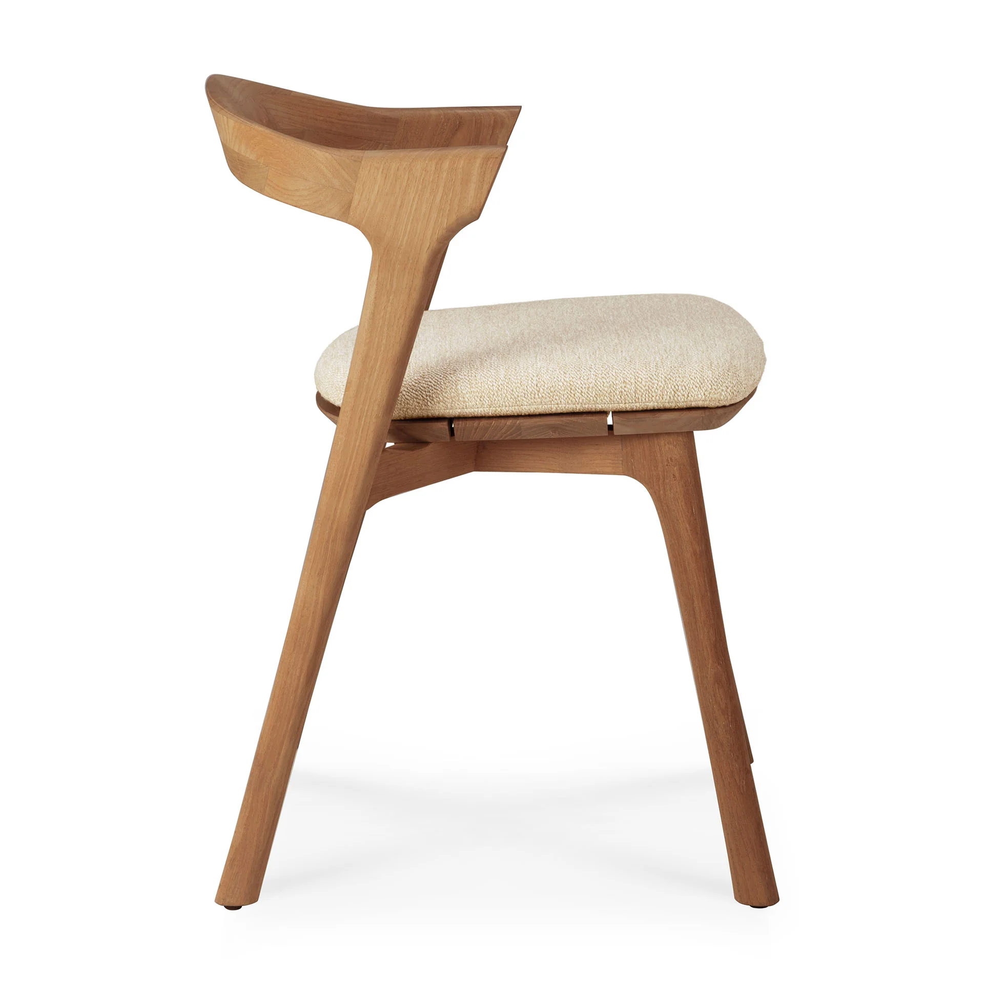 Ethnicraft Teak Bok Outdoor Dining Chair - Fabric - Image 18