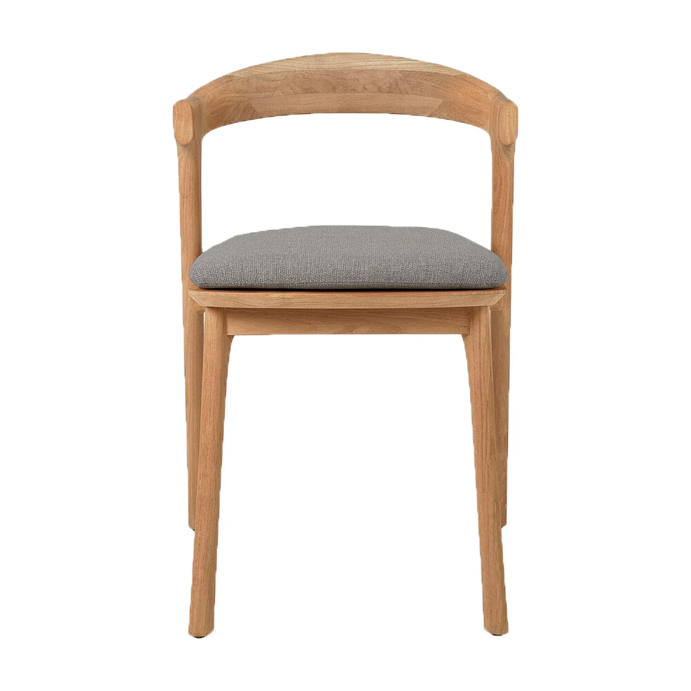 Ethnicraft Teak Bok Outdoor Dining Chair - Fabric - Image 2
