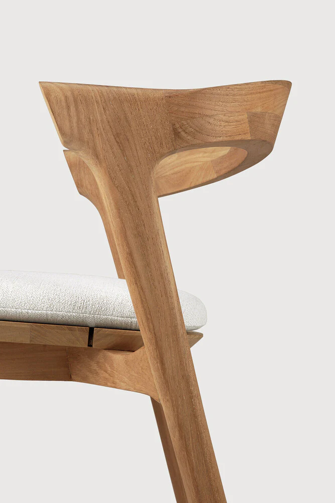 Ethnicraft Teak Bok Outdoor Dining Chair - Fabric - Image 23