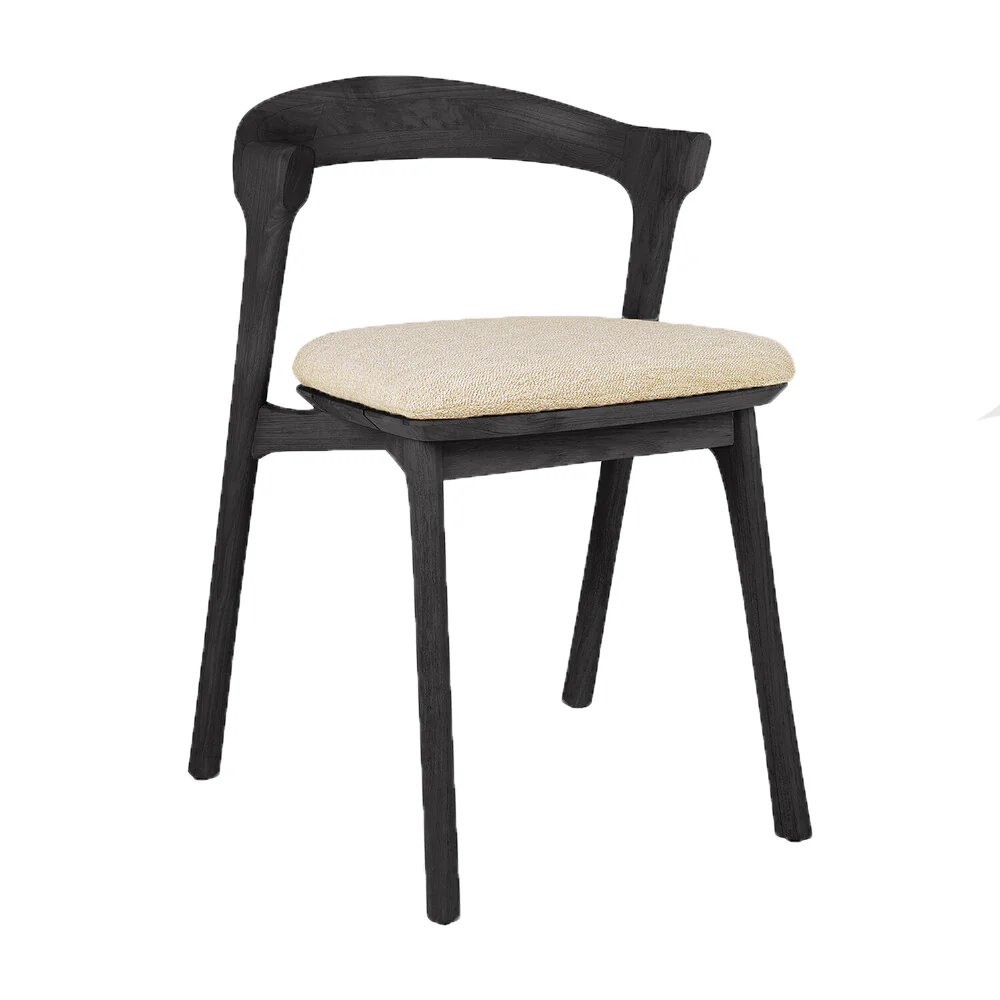 Ethnicraft Teak Bok Outdoor Dining Chair - Fabric - Image 4