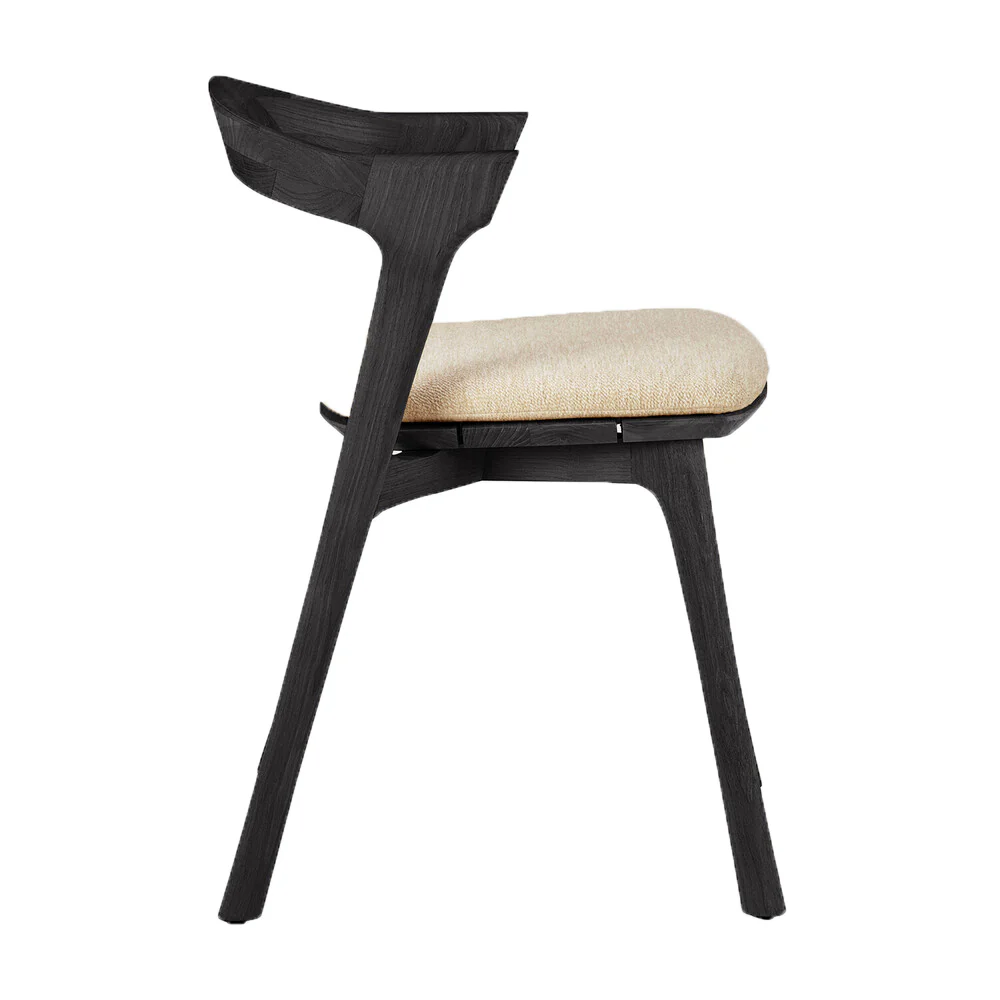 Ethnicraft Teak Bok Outdoor Dining Chair - Fabric - Image 6