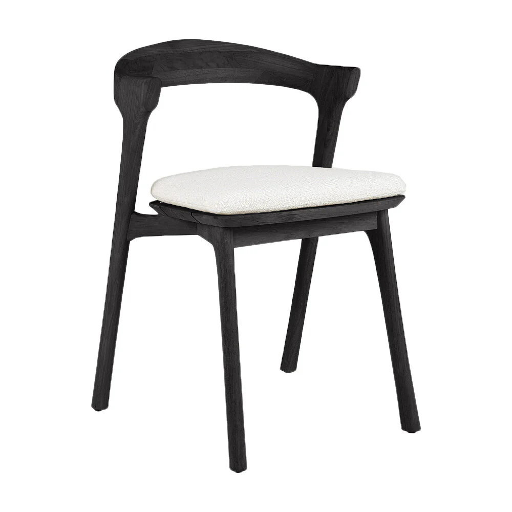 Ethnicraft Teak Bok Outdoor Dining Chair - Fabric - Image 7