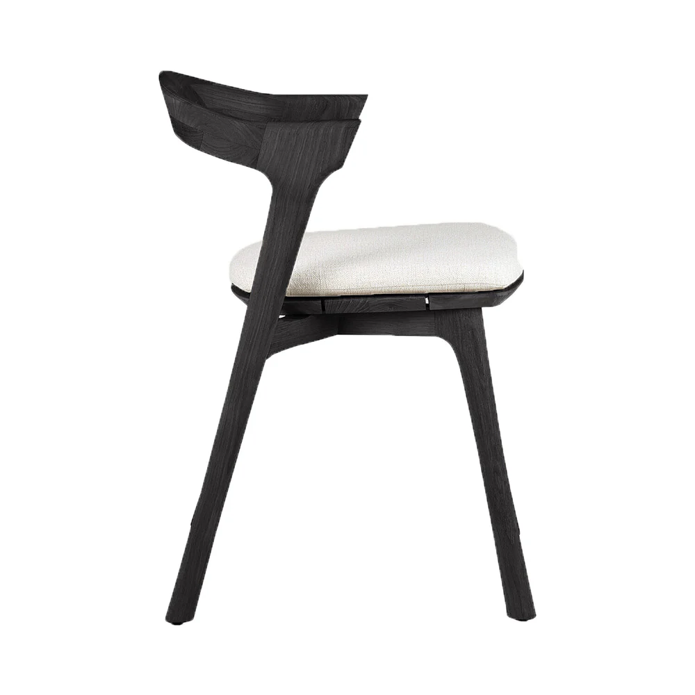 Ethnicraft Teak Bok Outdoor Dining Chair - Fabric - Image 9
