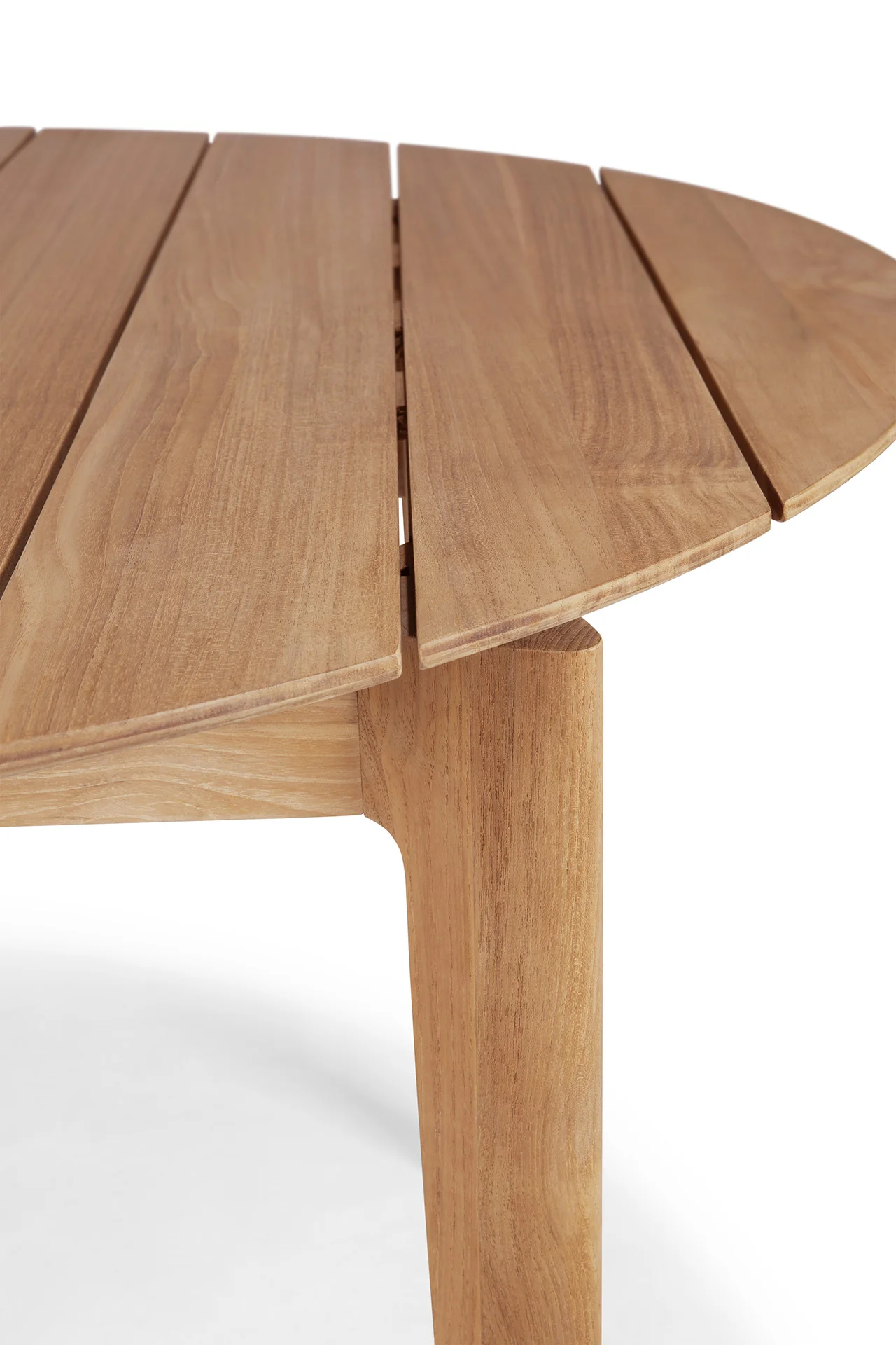 Ethnicraft Teak Bok Round Outdoor Dining Table - Image 3
