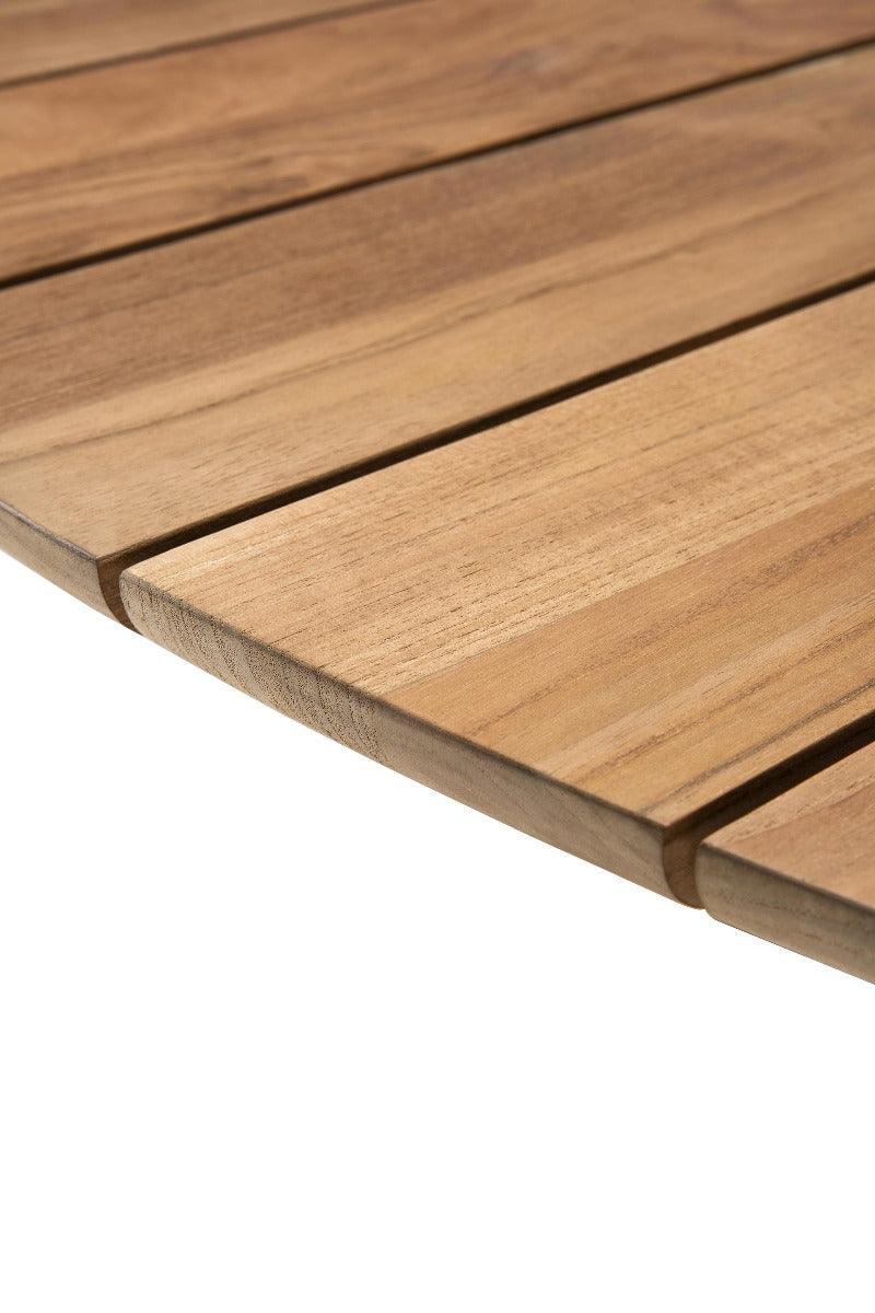 Ethnicraft Teak Circle Outdoor Dining Table - Image 6