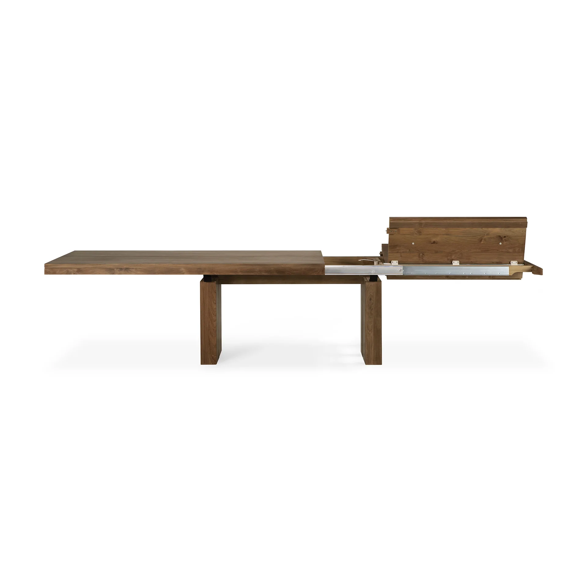 Ethnicraft Teak Double Extendable Dining Table - Image 3