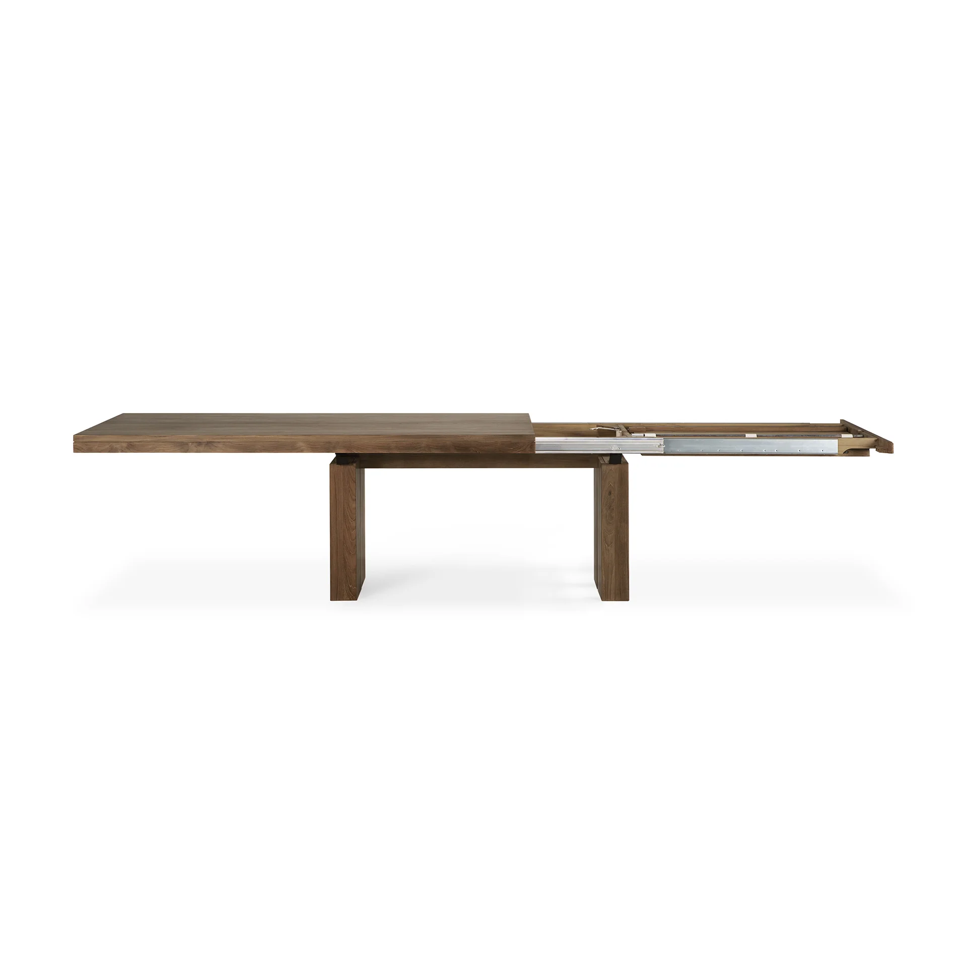 Ethnicraft Teak Double Extendable Dining Table - Image 4