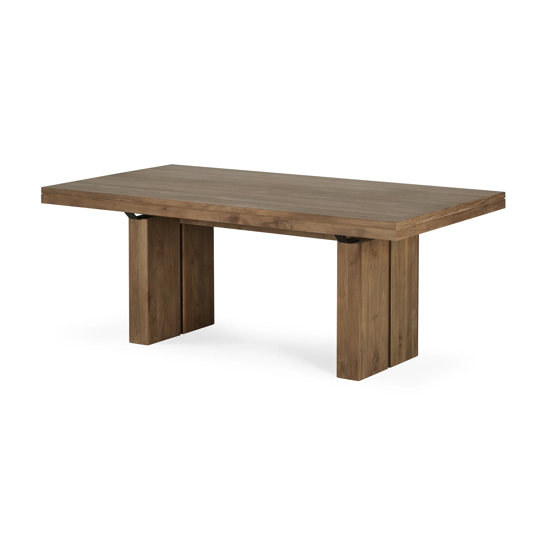 Ethnicraft Teak Double Extendable Dining Table - Image 6