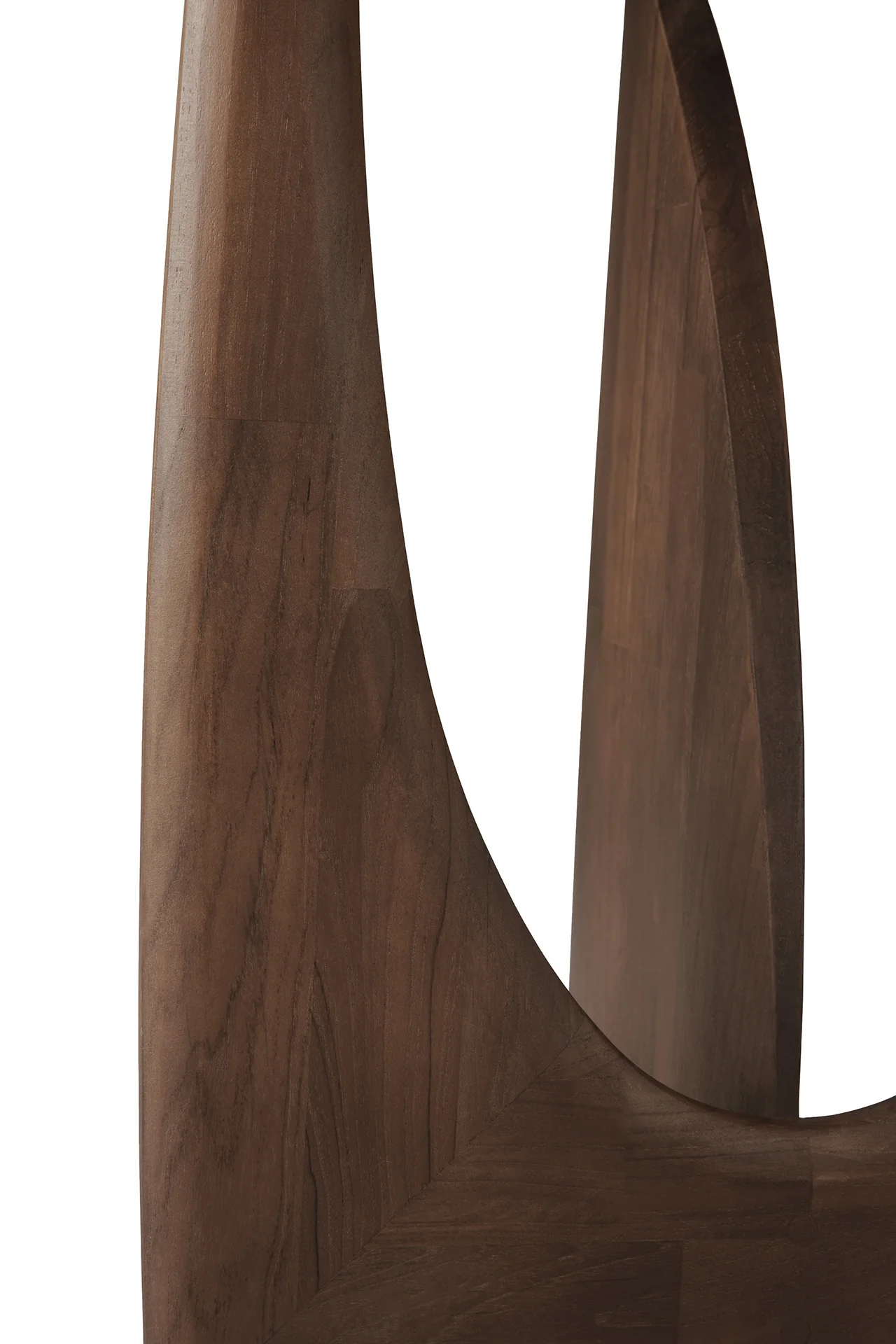 Ethnicraft Teak Geometric Side Table - Image 6