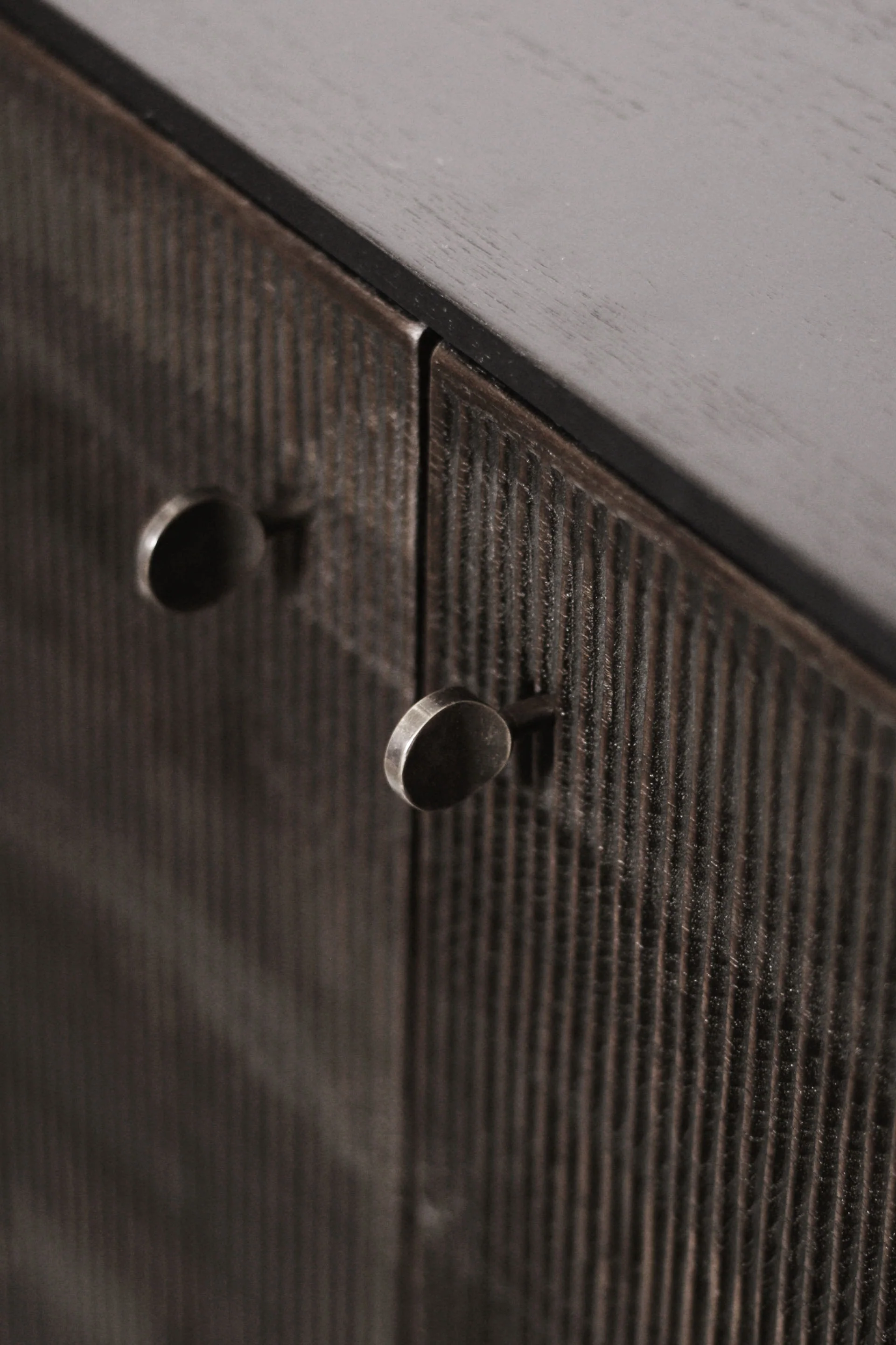 Ethnicraft Teak Grooves Storage Cupboard - 2 Doors - Image 6