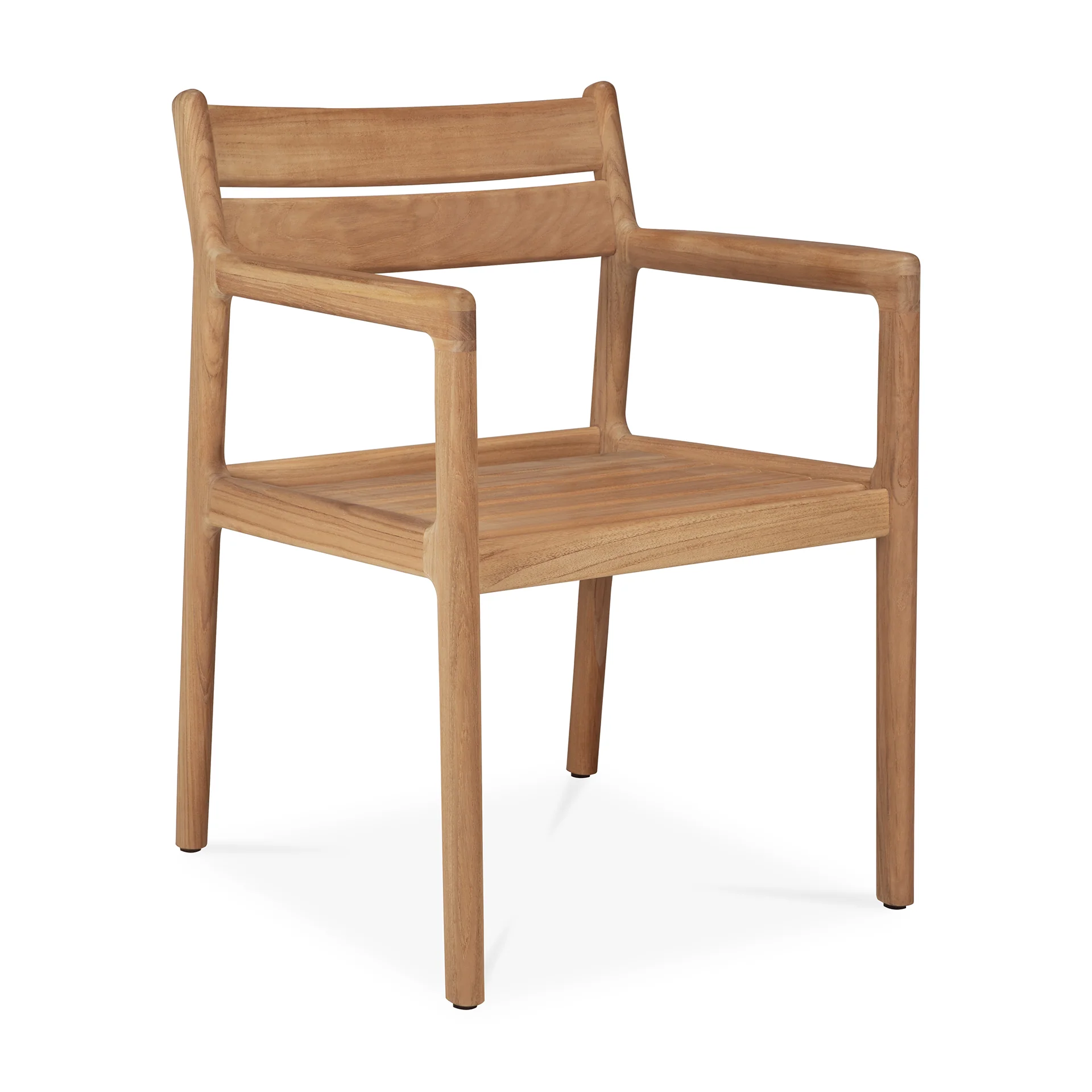 Ethnicraft Teak Jack Outdoor Dining Chair with Armrest