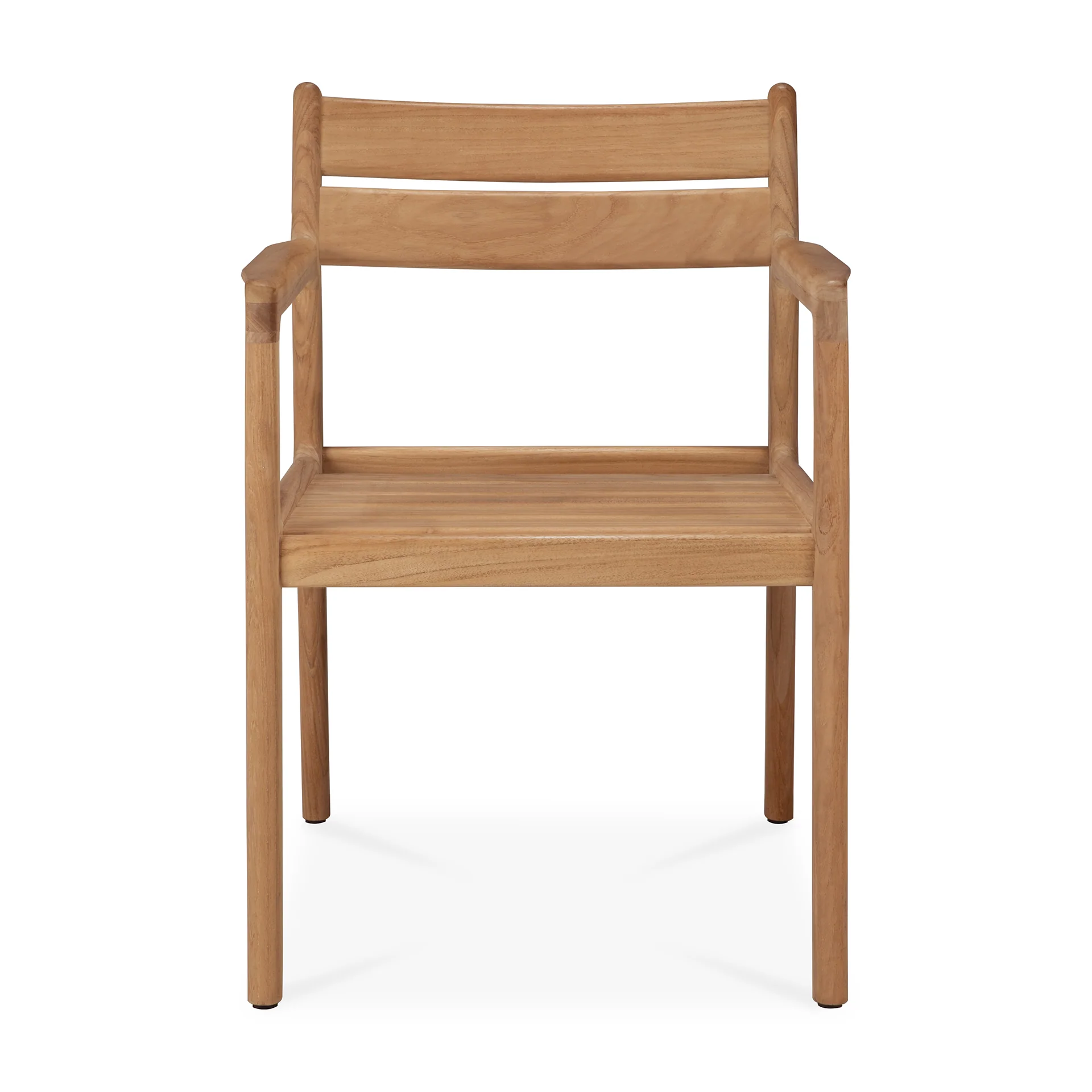 Ethnicraft Teak Jack Outdoor Dining Chair with Armrest - Image 2