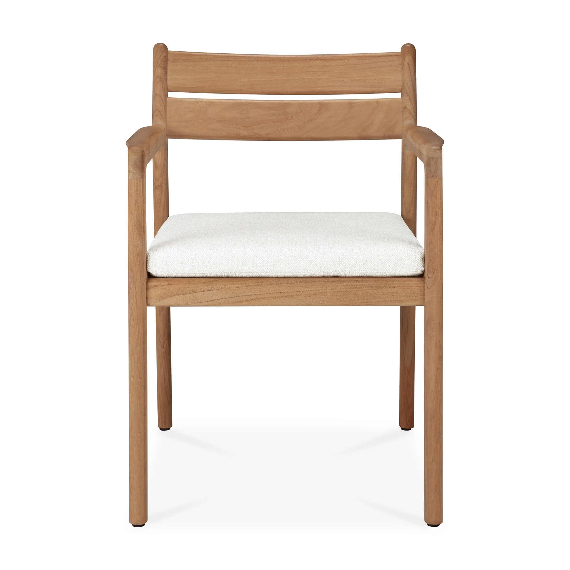 Ethnicraft Teak Jack Outdoor Dining Chair with Armrest - Fabric - Image 2