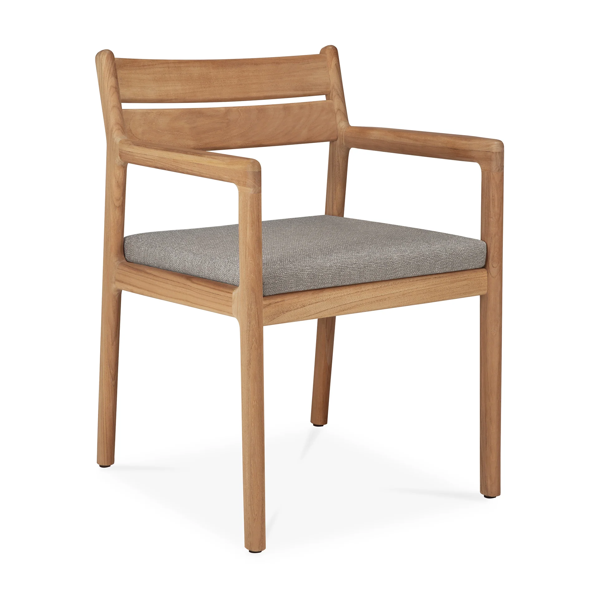Ethnicraft Teak Jack Outdoor Dining Chair with Armrest - Fabric - Image 4