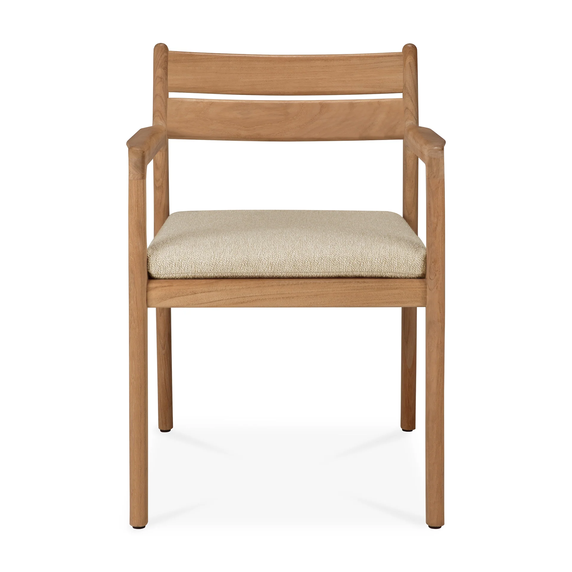 Ethnicraft Teak Jack Outdoor Dining Chair with Armrest - Fabric - Image 8