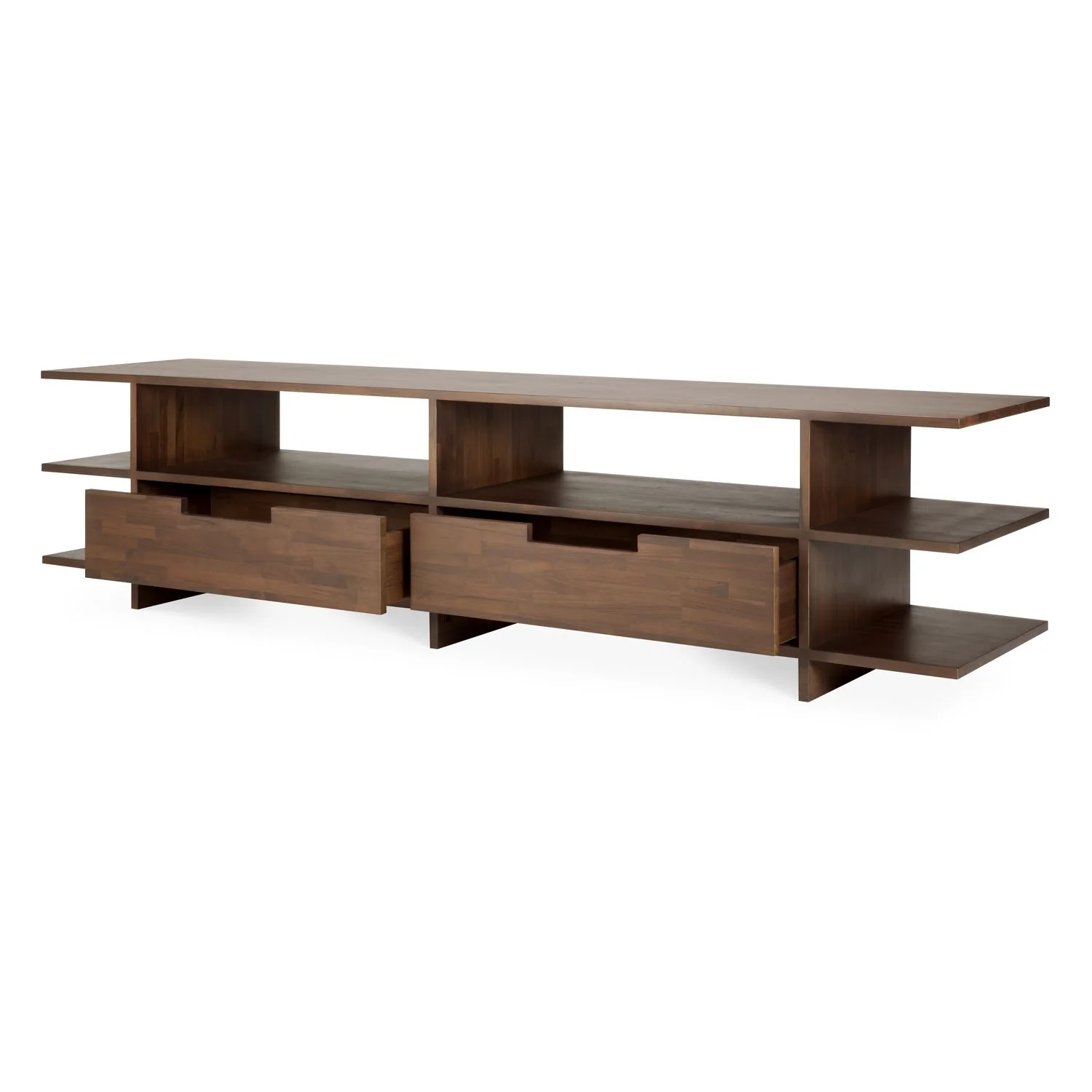 Ethnicraft Teak Kabuki TV Cupboard - 2 Drawers - Image 3