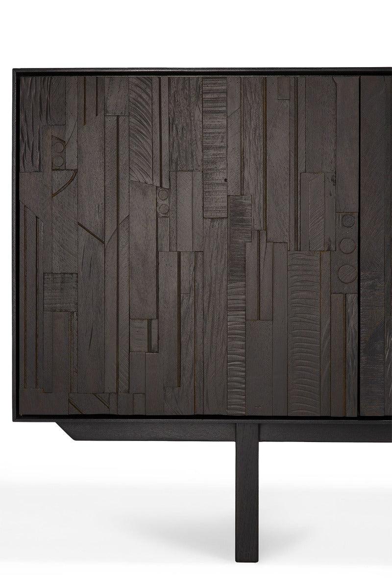 Ethnicraft Teak Mosaic 3 Door Sideboard - Image 6