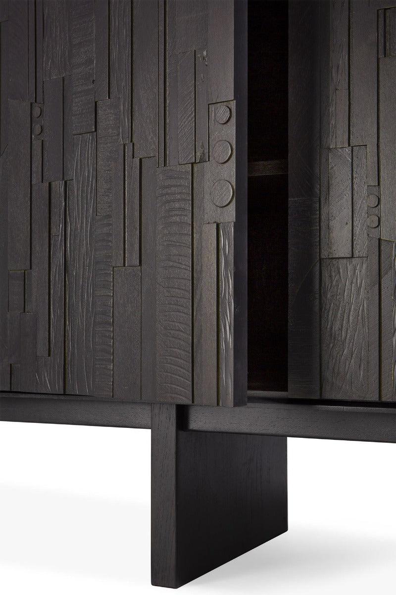 Ethnicraft Teak Mosaic 3 Door Sideboard - Image 7