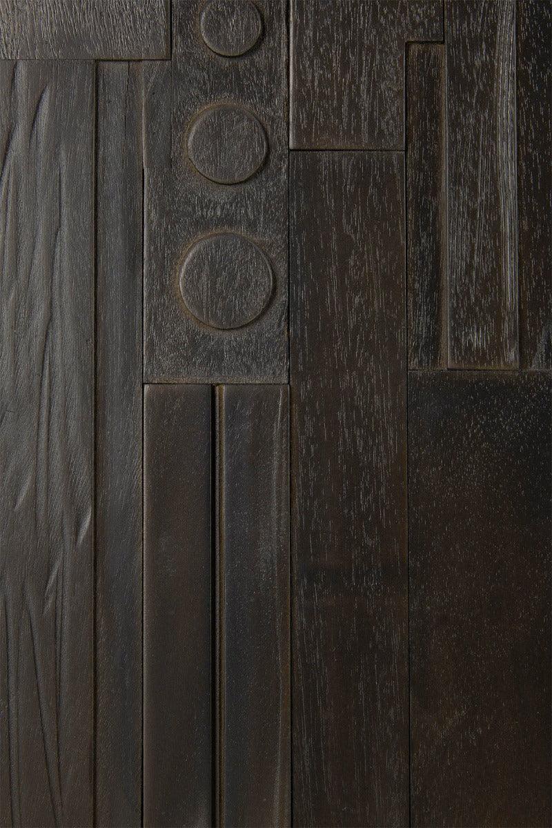 Ethnicraft Teak Mosaic 4 Door Sideboard - Image 5