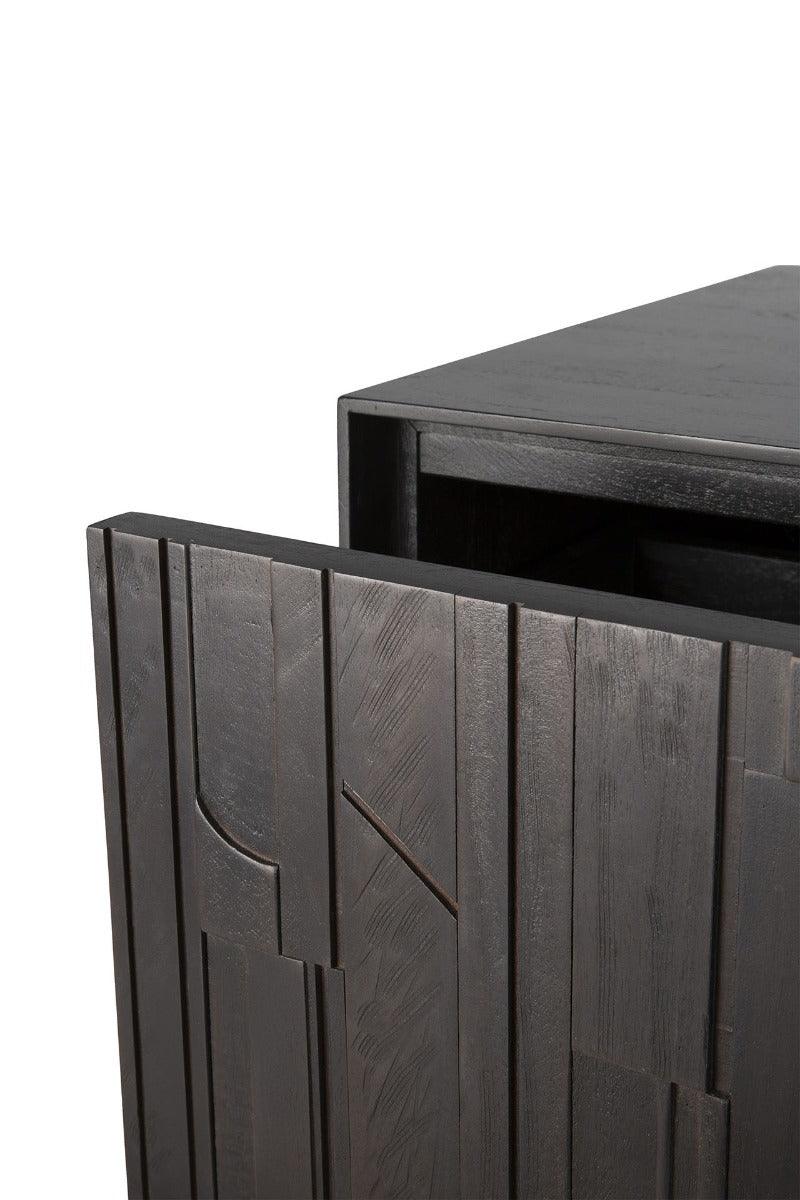 Ethnicraft Teak Mosaic TV Cupboard - 1 Flip-down Door/1 Drawer - Image 7
